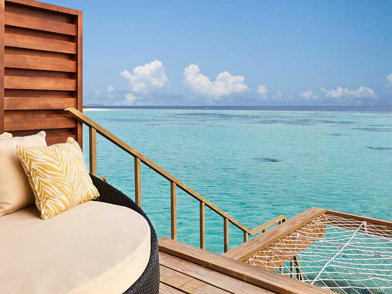 Overwater villa of the hotel