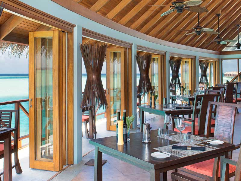 Dhigu Terrazo Ananthara restaurant in Maldives