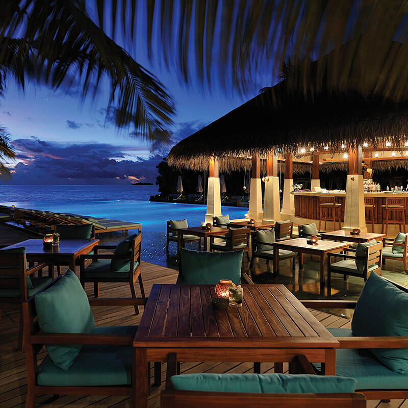 Zero degree restaurant in Ayada Maldives
