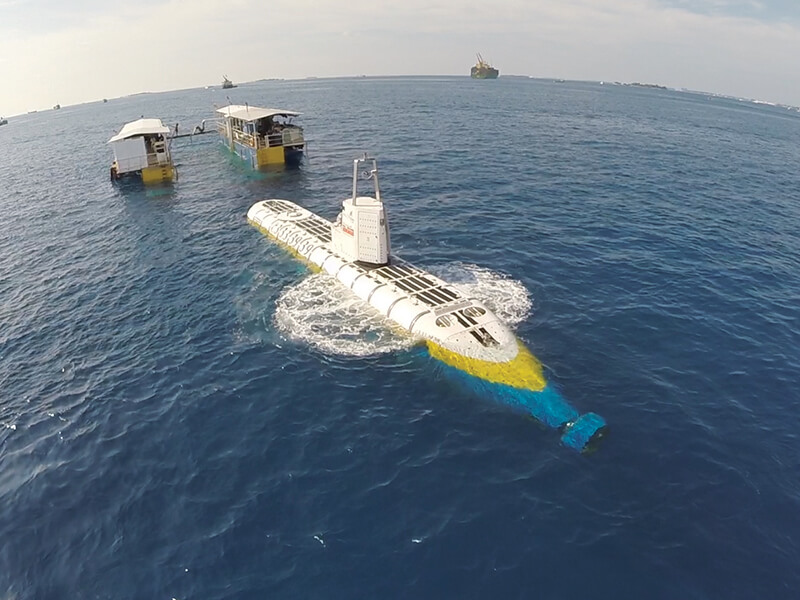 Explore under water via submarine in Maldives