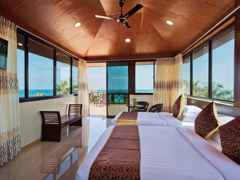 spacious bedrooms in Maldives